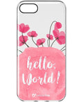 CellularLine Bloom, TPU skal iPhone 7/8/SE(2nd gen), Transparant med blommor