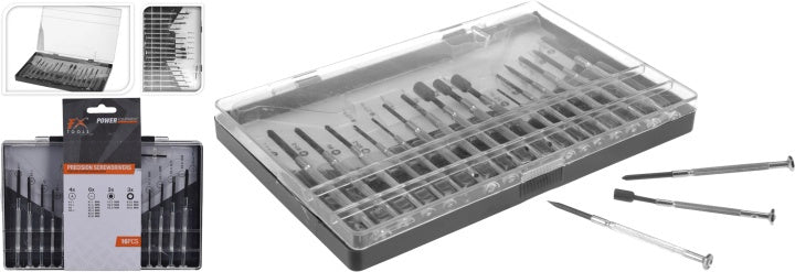 FX Tools, skruvmejselkit, 16 delar