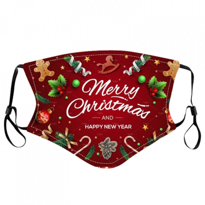 Munskydd med julmotiv (Merry X-mas)