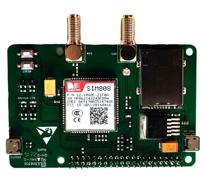 Raspberry Pi GSM/GPRS- och GPS-modul (SIM808)