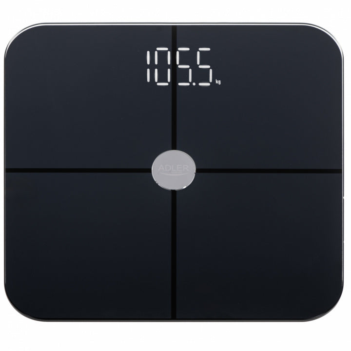 Adler AD 8187 Black Smart bathroom scale