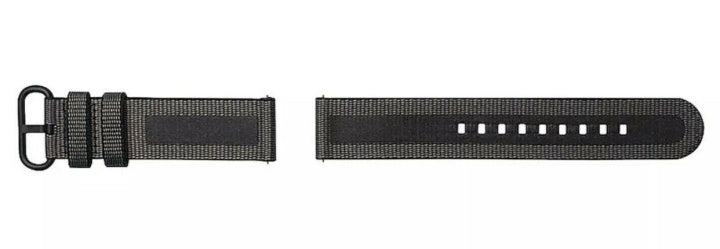 Strap Studio Textil Klockarmband Active 20mm, Svart