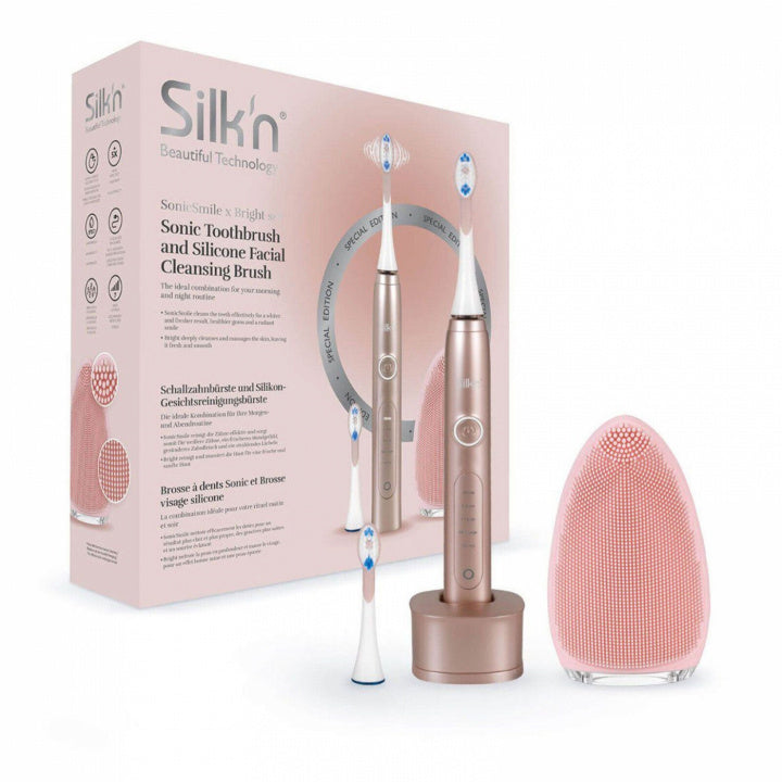 Silkn Sonic Smile & Bright Set Eltandborste med tillbehör