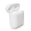 Fodral i mjuk silikon för Apple AirPods, vit/transparent