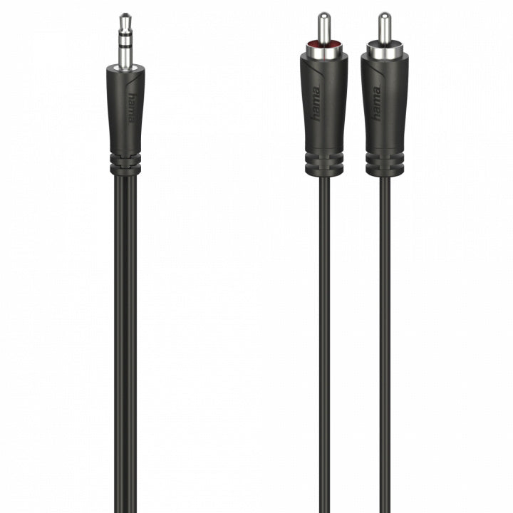 Hama 3.5mm - 2x RCA ljudadapterkabel, 3m