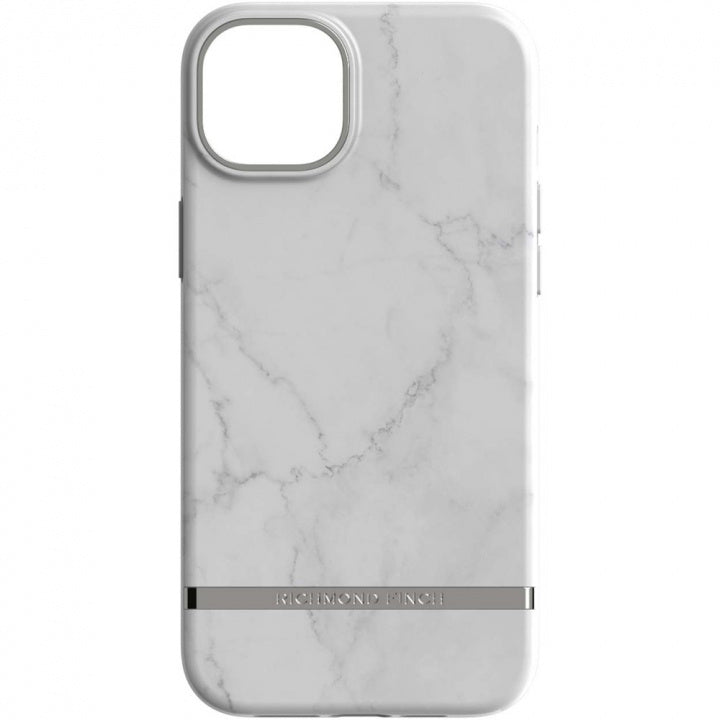Richmond & Finch iPhone 12/12 Pro Freedom Case, White Marble, Silver