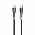Forever Snygg kabel USB-C - USB-C 1,0 m 60W svart