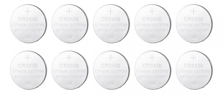 DELTACO Ultimate Lithium-batteri, 3V, CR2430-knappcell, 10-pack