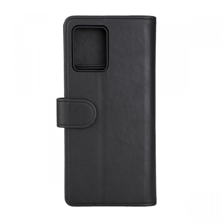 Essentials Motorola Moto G54 PU Plånboksfodral, 3 kort, Svart