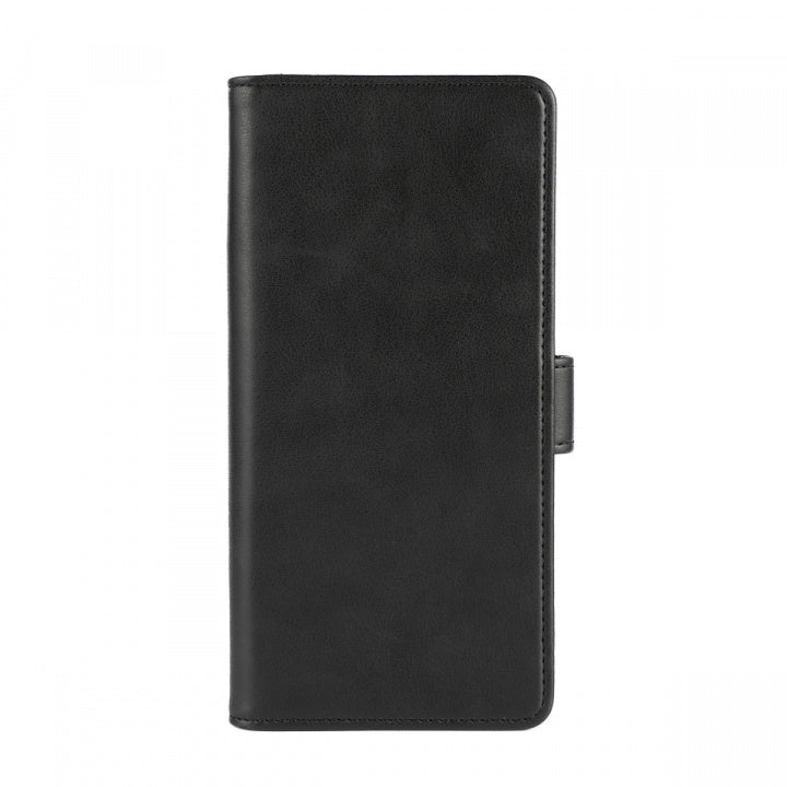 Essentials Motorola Moto G24 Power PU plånboksfodral med 3-kortplatser, Svart