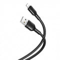 XO NB212 USB-snabbladdningskabel kompatibel med Lightning, 2,1 A, 1 m
