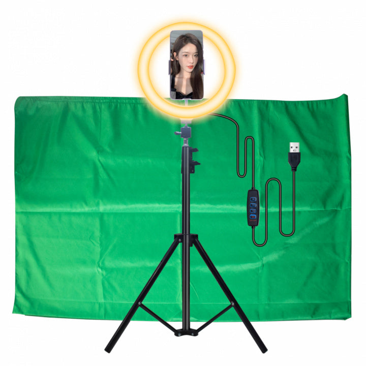 United VMS2382 Video Maker Set m. Ring light & bakgrund