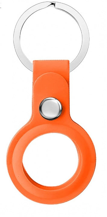 Silikon-hållare till AirTag med nyckelring, Orange