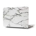 Hårdplastskal marmor (vit) för MacBook Pro 13 tum A1278