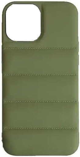 Puffer-skal till iPhone 14 Pro Max, Grön