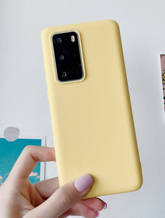 Silikonskal till Samsung Galaxy S21+, Gul