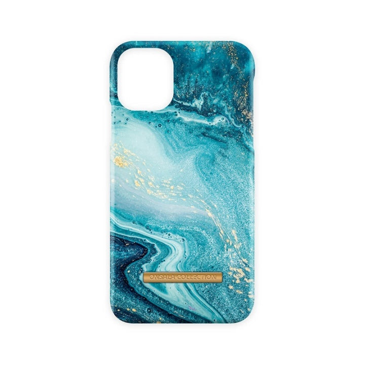 Onsala Mobilskal Soft Blue Sea Marble - iPhone 11