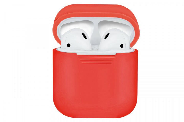 Skyddsfodral i silikon för Apple AirPods, röd