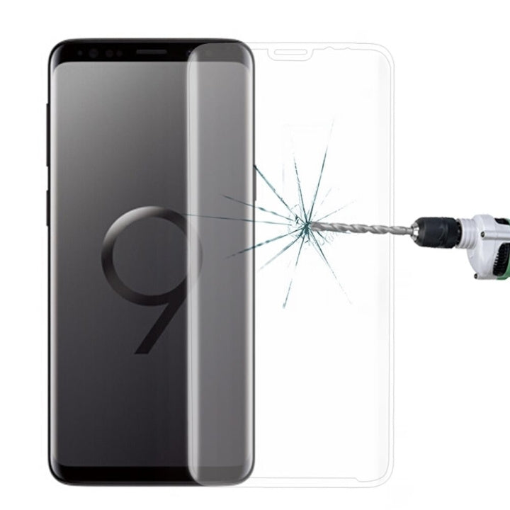 3D Skärmskydd i härdat glas till Samsung Galaxy S9 - Vit