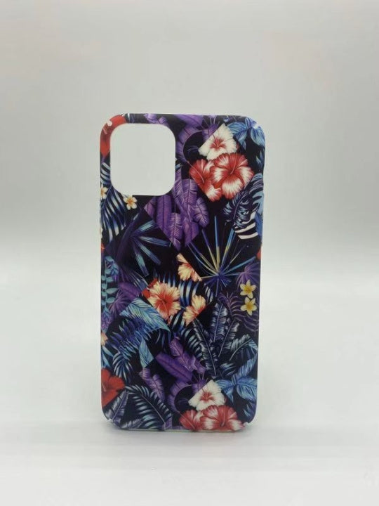 Marmorskal med blommig mosaik till iPhone 11 Pro Max