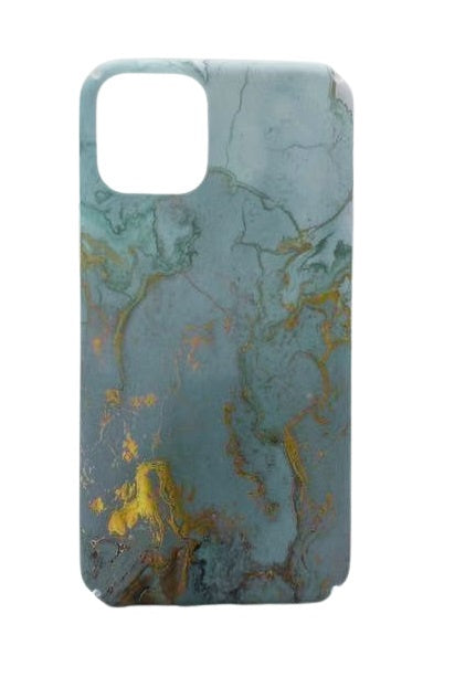 Marmorskal med blått marmor till iPhone 11 Pro