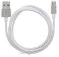 Kabel USB-A - MicroUSB 2.4A, 1m, Vit