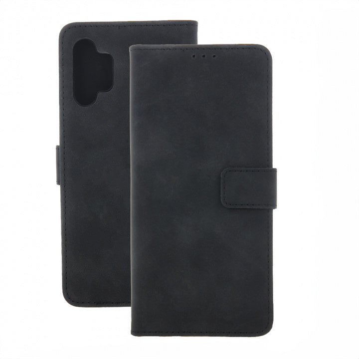 Smart Velvet fodral till iPhone 16 Pro, Svart