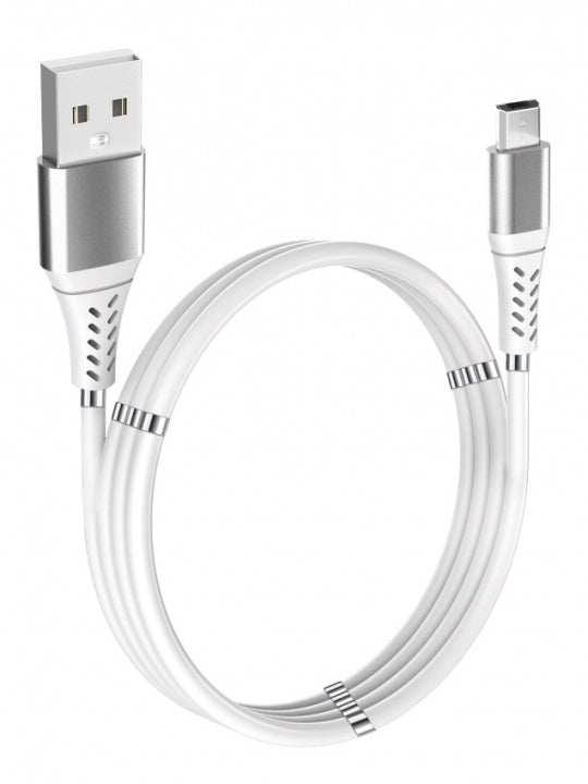 GadgetMonster Magnetisk USB-A-Mikro-USB laddkabel, 1m