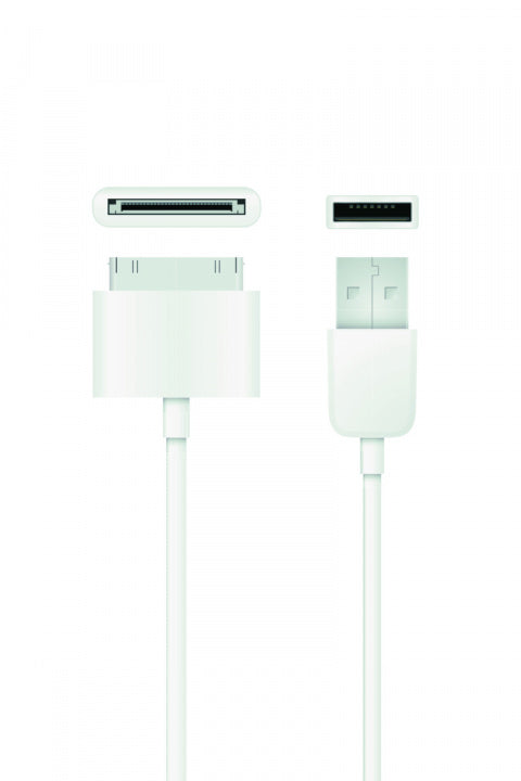 QNECT USB 2.0 type A male - 30-Pin, 1m, White