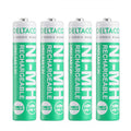 DELTACO Ultimate Ni-Mh uppladdningsbar, LR03/AAA storlek, 750mAh, 4-pack(SG)