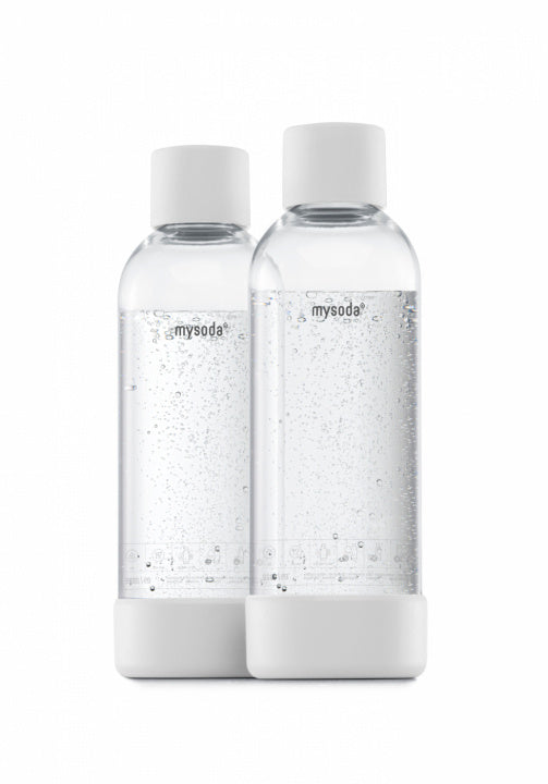 Mysoda PET-flaska 1L 2-pack, Vit
