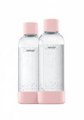 Mysoda PET-flaska 1L 2-pack, Rosa