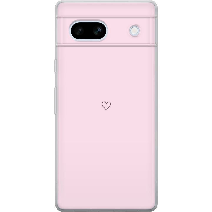 Mobilskal till Google Pixel 7a med Hjärta motiv