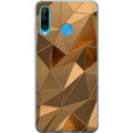Mobilskal till Huawei P30 lite med 3D Guld motiv