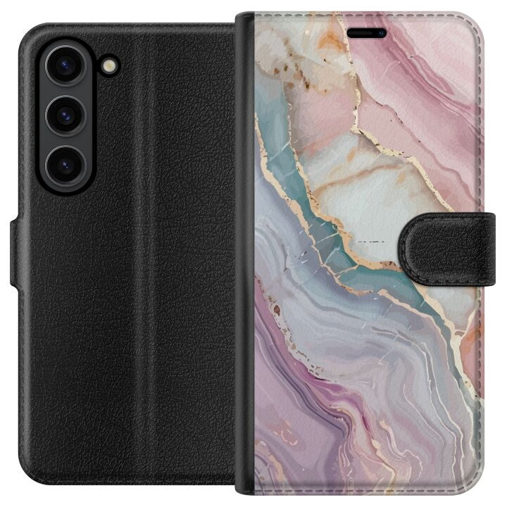 Plånboksfodral till Samsung Galaxy S24+ med Marmor motiv