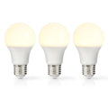 Nedis LED-lampa E27 | A60 | 11 W | 1055 lm | 2700 | Varm Vit | Retrostil | Matt | 3 st