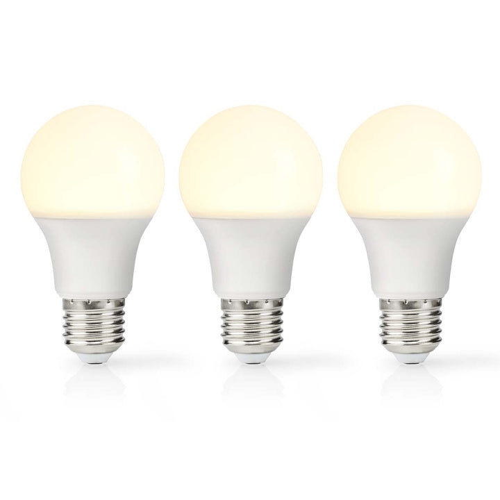Nedis LED-lampa E27 | A60 | 11 W | 1055 lm | 2700 | Varm Vit | Retrostil | Matt | 3 st