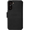 krusell Leather Phone Wallet Galaxy S22+ Svart