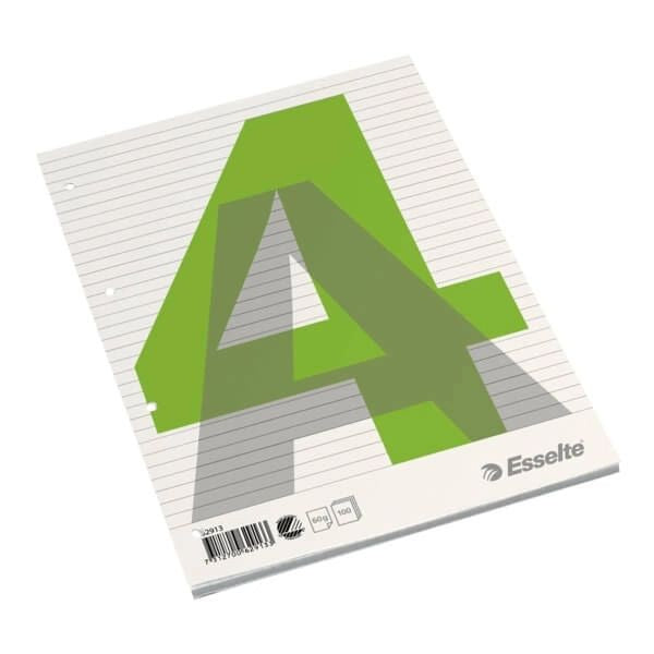 ESSELTE Kollegieblock A4 100 ark Linjerat