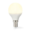 Nedis LED-lampa E14 | G45 | 4.9 W | 470 lm | 2700 | Varm Vit | Matt | 1 st