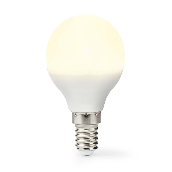 Nedis LED-lampa E14 | G45 | 4.9 W | 470 lm | 2700 | Varm Vit | Matt | 1 st
