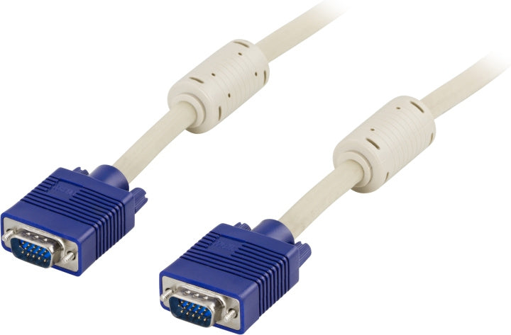 Deltaco Monitor cable RGB HD15ma-15ma 5m