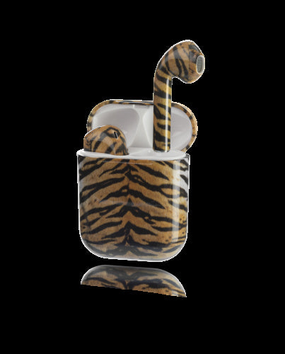 GadgetMonster True Wireless-hörlurar med tigermotiv