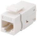 Goobay Keystone-modul RJ45 CAT 6, UTP, 250 MHz 16,2 mm bred, klämlist för IDC-montering (verktygsfri), snap-in-system