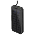 Goobay Utomhus snabbladdning Powerbank med solceller 20.000 mAh (USB-C™ PD, QC 3.0) Robust allround strömförsörjning för utomhusbruk