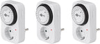 Goobay Set med 3, analog timer Lätt att använda en analog timer