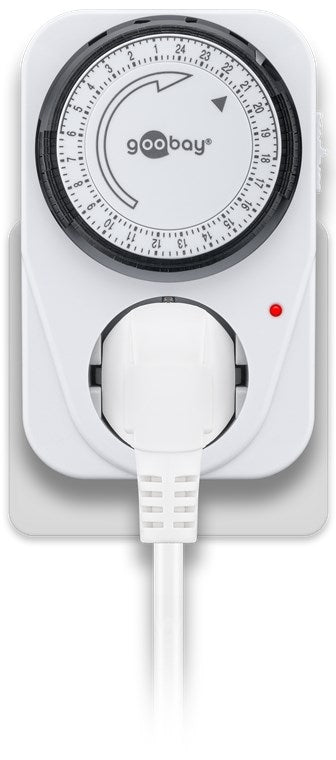 Goobay Set med 3, analog timer Lätt att använda en analog timer