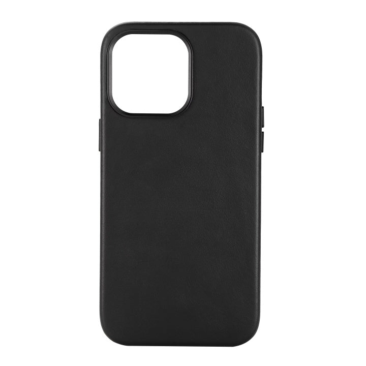 Essentials iPhone 14 Pro Max Leather Mag back cover,Blk
