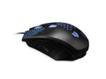 Liocat MX 757C - Gamingmus med RGB-Belysning, Svart