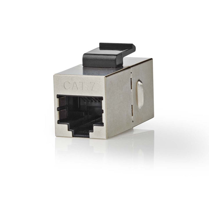 Nedis Nätverkskoppling | CAT6a / CAT7 | Skärmad | RJ45 Hona | RJ45 Hona | Rak | Metall | Låda